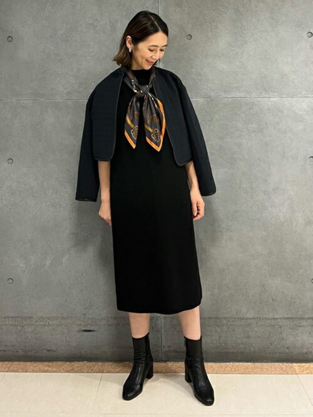 BALLSEY（ボールジィ）の「スクエアキルトドビー ノーカラー