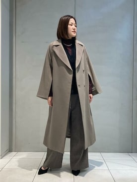 「コムサ」｜「アイテム（その他アウター）」を使った、COMME CA OFFICIALさん（レディース・164cm）の冬コーディネート