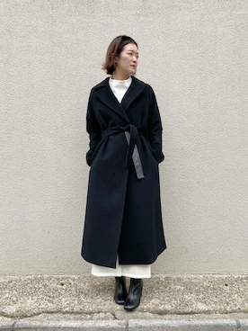 「コムサ」｜「アイテム（その他アウター）」を使った、COMME CA OFFICIALさん（レディース・160cm）の冬コーディネート