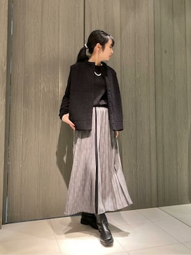 「COMME CA」｜COMME CA OFFICIALさん（レディース・156cm）の冬コーディネート