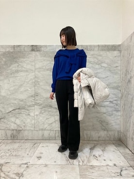 「COMME CA」｜COMME CA OFFICIALさん（レディース・157cm）の冬コーディネート