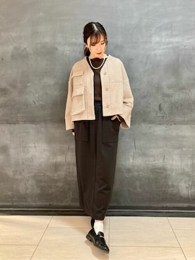 「COMME CA」｜COMME CA OFFICIALさん（レディース・155cm）の冬コーディネート
