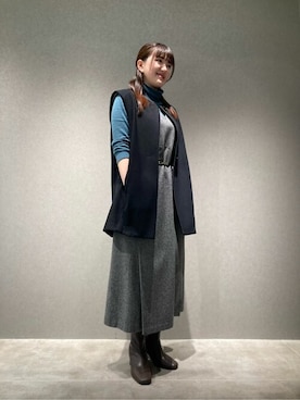 「COMME CA」｜COMME CA OFFICIALさん（レディース・156cm）の冬コーディネート