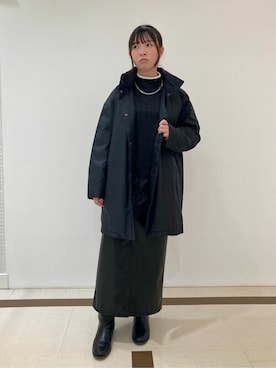 「コムサ」｜「アイテム（その他アウター）」を使った、COMME CA OFFICIALさん（レディース・161cm）の冬コーディネート