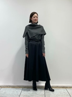 COMME CA OFFICIALさん(レディース・159cm)の冬コーディネート