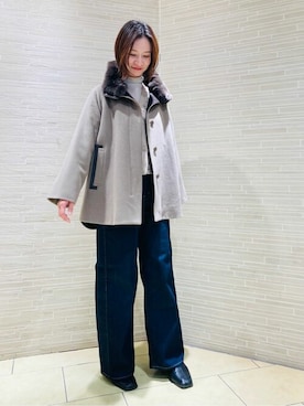 「COMME CA」｜COMME CA OFFICIALさん（レディース・163cm）の冬コーディネート