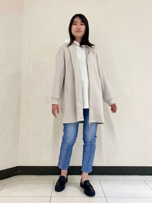 アクアスーティングジャージー ロングブルゾン（ブルゾン）｜COMME CA