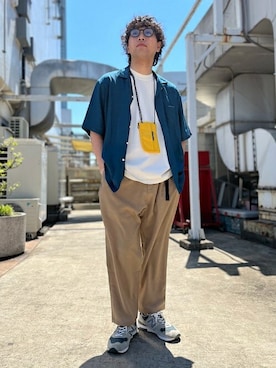 「SHIPS any（シップス エニィ）のアイテム（アクセサリー）」を使った、奥原さん（メンズ・177cm）の春コーディネート