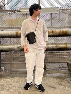 「SHIPS any（シップス エニィ）のアイテム（アクセサリー）」を使った、奥原さん（メンズ・177cm）の春コーディネート
