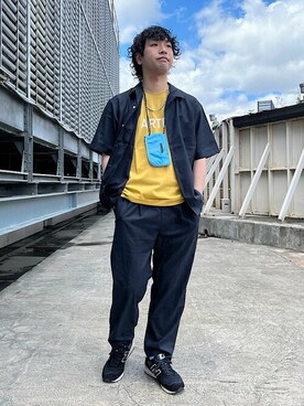 奥原さん(メンズ・177cm)の夏コーディネート