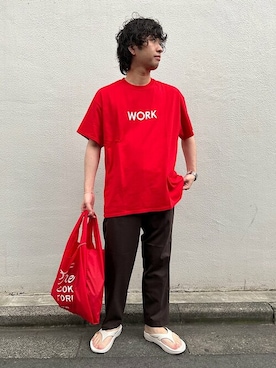 「SHIPS any（シップス エニィ）のアイテム（アクセサリー）」を使った、奥原さん（メンズ・177cm）の夏コーディネート