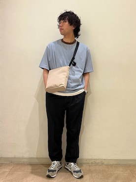 「SHIPS any（シップス エニィ）のアイテム（アクセサリー）」を使った、奥原さん（メンズ・177cm）の夏コーディネート