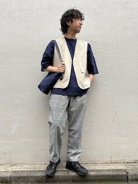 奥原さん(メンズ・177cm)の夏コーディネート