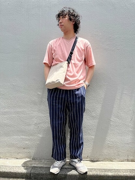 奥原さん(メンズ・177cm)の夏コーディネート
