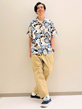 GapJapanさん（メンズ・183cm）の春コーディネート