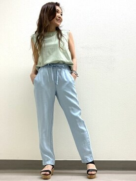 GapJapanさん（レディース・151cm）の夏コーディネート