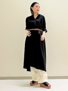「GAP（ギャップ）のアイテム（ワンピース/ドレス）」を使った、GapJapanさん（メンズ・157cm）の夏コーディネート