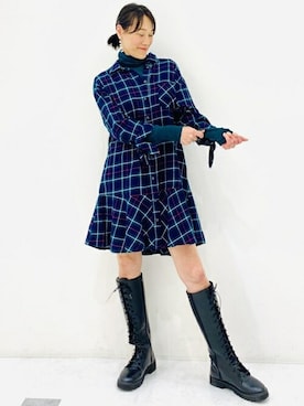 「リブタートルネック」｜GapJapanさん（レディース・168cm）の秋コーディネート