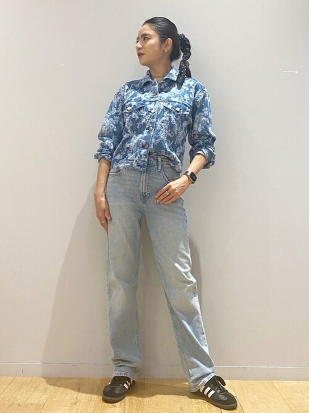 GAP ギャップ デニム Ｇジャン 花柄 カジュアル オシャレ XS GAP ギャップ デニム Gジャン 花柄 カジュアル オシャレ XS | G