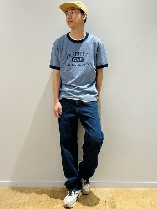 セール】ウォッシュウェル バギーデニム（デニムパンツ）｜GAP