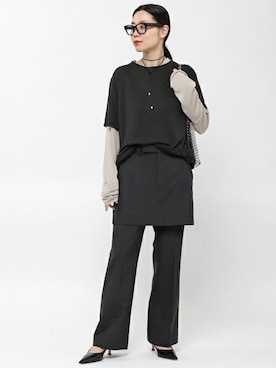 STAFF.Ayaさん（レディース・158cm）の夏コーディネート