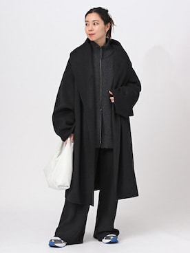 「AP STUDIO（エーピーストゥディオ）のアイテム（その他アウター）」を使った、STAFF.Ayaさん（レディース・158cm）の秋コーディネート