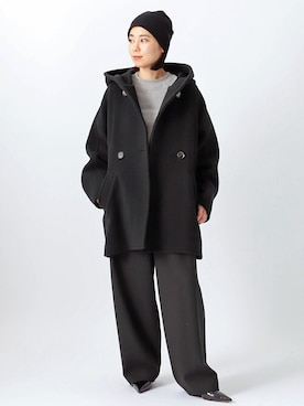 「AP STUDIO（エーピーストゥディオ）のアイテム（ジャケット/アウター）」を使った、STAFF.Ayaさん（レディース・158cm）の秋コーディネート