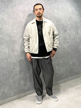 Mashio_TOMORROWLANDさん（メンズ・175cm）の春コーディネート