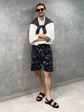 Mashio_TOMORROWLANDさん（メンズ・175cm）の夏コーディネート