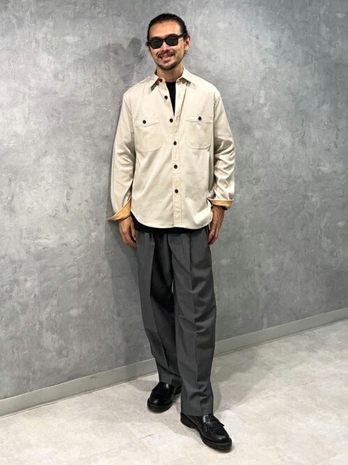 セール】セルローストリアセテート ダブルポケットシャツ（シャツ