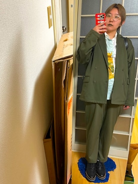 「WEAR文芸部」｜「アイテム（シューズ）」を使った、みひろさん（レディース・159cm）の春コーディネート