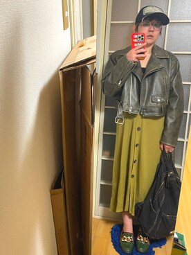 「WEAR文芸部」｜「アイテム（シューズ）」を使った、みひろさん（レディース・159cm）の春コーディネート