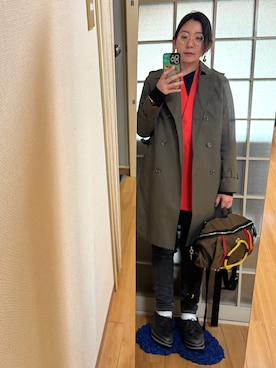 「アイテム（ベスト）」を使った、みひろさん（レディース・159cm）の夏コーディネート
