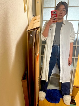 「WEAR文芸部」｜「アイテム（トップス）」を使った、みひろさん（レディース・159cm）の春コーディネート