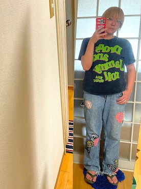 「RNA SWEAT（アールエヌエースウェット）のアイテム」を使った、みひろさん（レディース・159cm）の夏コーディネート