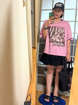 「H&M DIVIDED（エイチアンドエム　ディヴァイデッド）のアイテム」を使った、みひろさん（レディース・159cm）の秋コーディネート