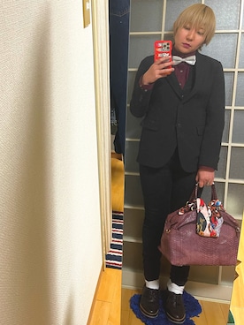 「WEAR文芸部」｜「アイテム（シューズ）」を使った、みひろさん（レディース・159cm）の春コーディネート