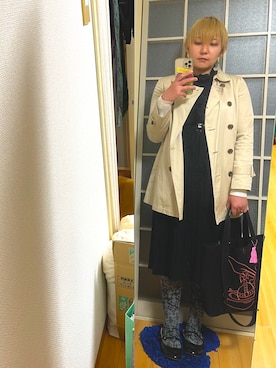 「WEAR文芸部」｜「アイテム（ワンピース/ドレス）」を使った、みひろさん（レディース・159cm）の春コーディネート