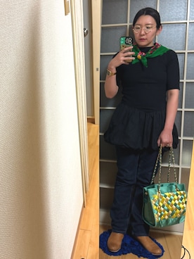 「WEAR文芸部」｜みひろさん（レディース・159cm）の夏コーディネート