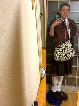 「Marc by Marc Jacobs（マークバイマークジェイコブス）のアイテム（バッグ）」を使った、みひろさん（レディース・159cm）の夏コーディネート