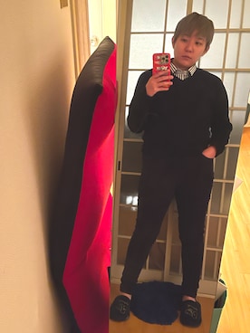 「WEAR文芸部」｜「アイテム（トップス）」を使った、みひろさん（レディース・159cm）の冬コーディネート