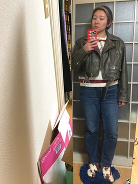 「WEAR文芸部」｜「アイテム（ブーツ）」を使った、みひろさん（レディース・159cm）の冬コーディネート