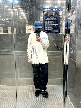 「DEMARCOLAB（デマルコラブ）のアイテム」を使った、yjsu🇹🇼さん（メンズ・169cm）の冬コーディネート