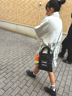 「アイテム（ソックス/靴下）」を使った、sorさん（キッズ・155cm）の秋コーディネート