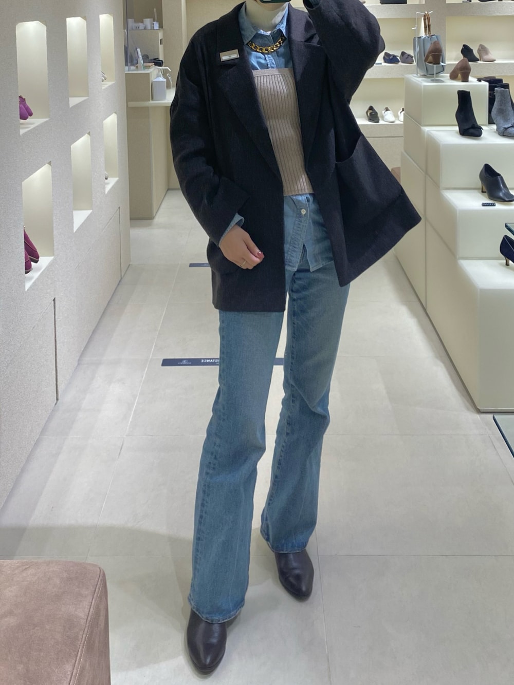 FRAMEWORKフレームワークWオーバーサイズジャケット FRAMeWORK（フレームワーク）の「Wオーバーサイズジャケット