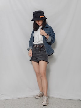 「STUDIO SEVEN（スタジオ セブン）のアイテム」を使った、Silvia 🇹🇼さん（レディース・153cm）の夏コーディネート