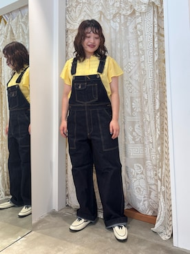 「アイテム（オールインワン・サロペット）」を使った、Dot&Stripes CHILDWOMANさん（レディース・150cm）の夏コーディネート