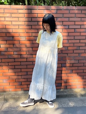 「アイテム（ワンピース）」を使った、Dot&Stripes CHILDWOMANさん（レディース・156cm）の夏コーディネート