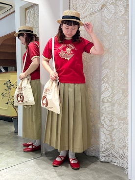 Dot&Stripes CHILDWOMANさん（レディース・155cm）の春コーディネート