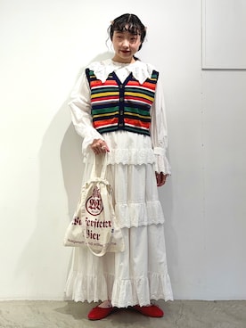 Dot&Stripes CHILDWOMANさんの（Dot＆Stripes CHILD WOMAN | ドットアンドストライプス　チャイルドウーマン）を使ったコーディネート